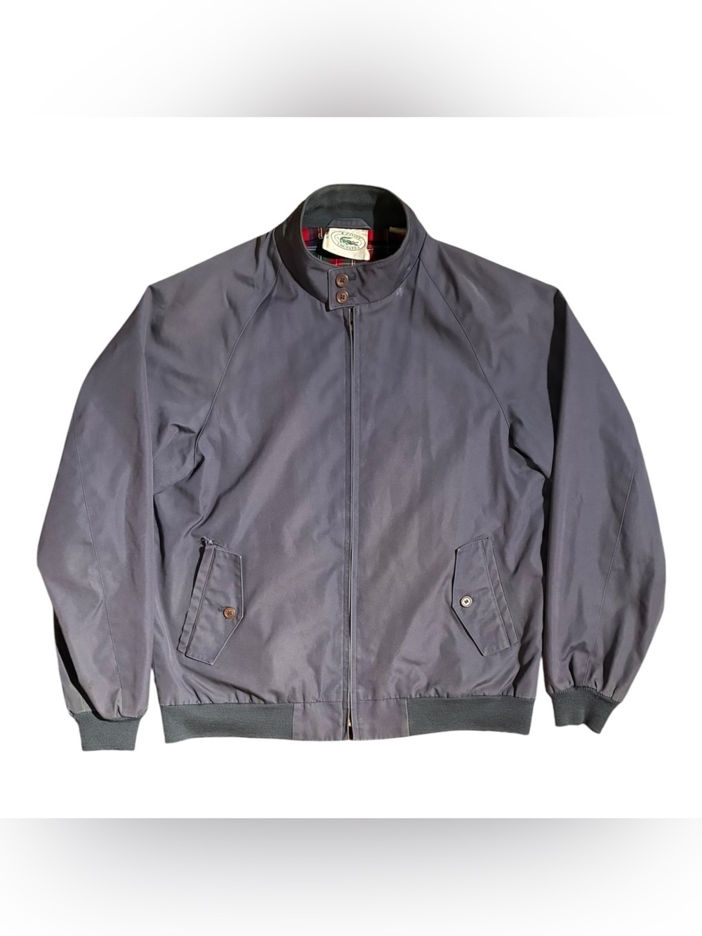 Lacoste x IZOD Bomber Jacket Gray